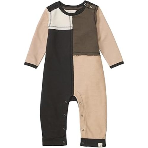 Burt's Bees Baby baby-boys Romper Jumpsuit, 100% Organic Cotton One-piece Short Sleeve Shortall, Long Sleeve Coverall