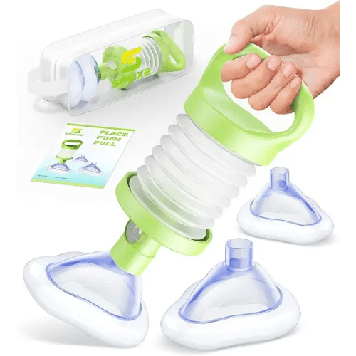 Life-Saving Choking Rescue Device, FSA/HSA Eligible Anti Choking Kit, Portable Airway Suction for Adults, Kids, Seniors, Infants, Home Car Travel Emergency