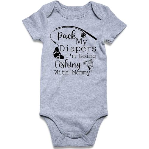 Loveternal Neutral Baby Girls Boys Cotton Romper Cute Saying Newborn Clothes 0-12 Months…