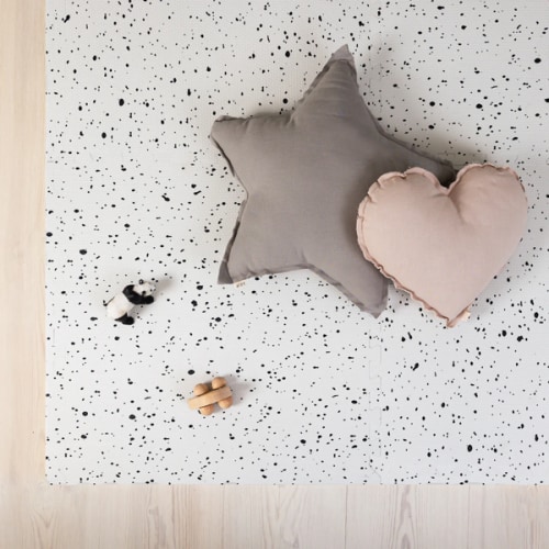 Terrazzo Play Mat Nordic Pale Gray Size: Regular