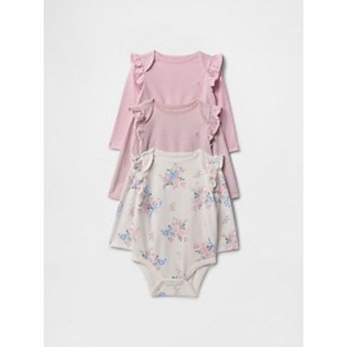 Baby First Favorites TinyRib Bodysuit (3-Pack) | Gap