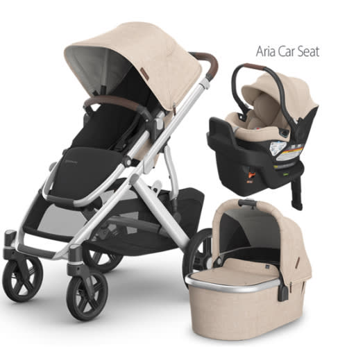 UPPAbaby Vista V3 Stroller + Bassinet + Aria / Mesa V3 / Mesa V2 Car Seat Travel System