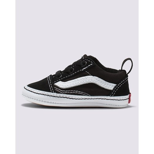 Vans | Infant Old Skool Crib Black/True White Shoes | Vans