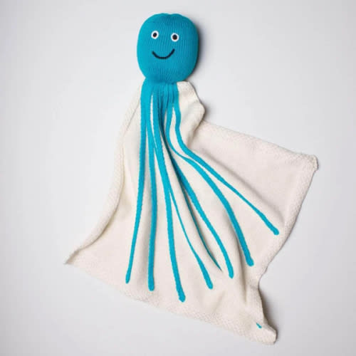 Octopus Security Blanket | 14" x 14"