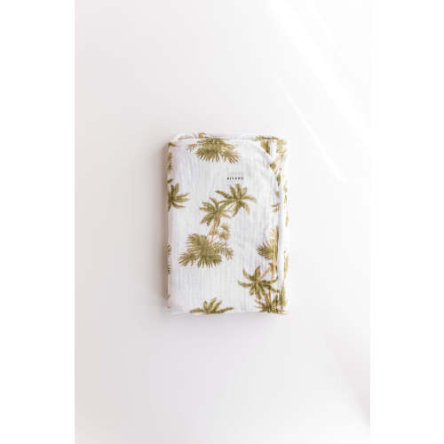 Baby Swaddle Blanket - Vintage Palm Mint – Piyama