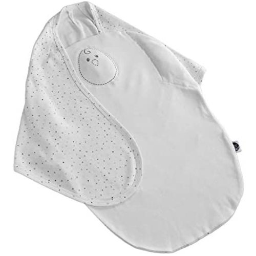 Nested Bean Zen Swaddle - Gently Weighted Swaddle | Baby: 0-6 Months | Cotton 100% | Helps to Reduce Moro (Startle) Reflex | Unisex | TOG 1.5 | Machine Washable