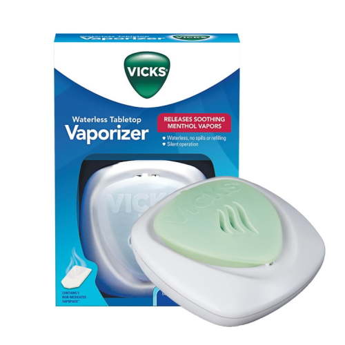 Vicks Small Vaporizer with VapoPads, Waterless, 50 sq. ft., V1800