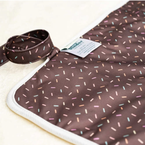 Ultra-Soft Bamboo Machine Washable and Wipeable Diaper Change Mat
