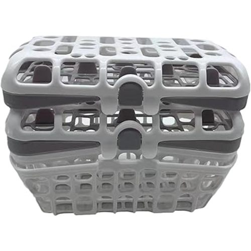 Dishwasher Basket for Baby Items, Large Capacity Baby Bottle Sink Basket, Eco-Friendly Baby Bottle Dishwasher Basket for Toddlers & Infants Bottle Parts & Accessories