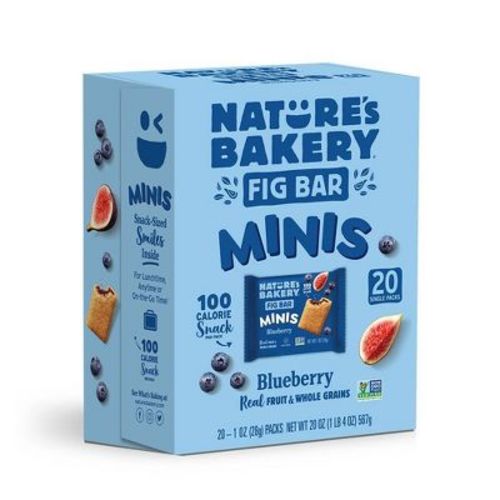 Nature's Bakery Blueberry Fig Bar Minis - 20oz/20ct