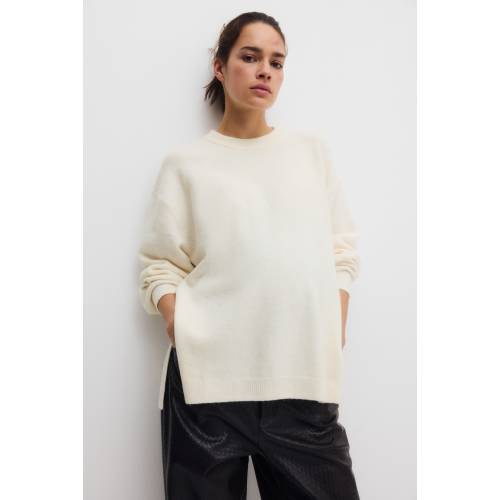 MAMA SLIT-HEM SWEATER