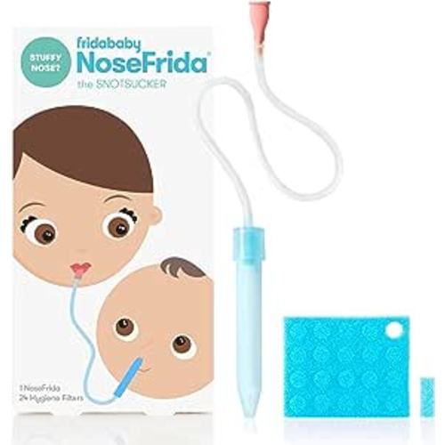 Amazon.com : Frida Baby Nasal Aspirator NoseFrida the Snotsucker with 24 Extra Hygiene Filters : Baby