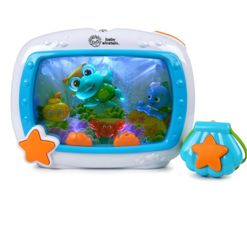 Baby Einstein Sea Dreams Soother Musical Crib Toy and Sound Machine, Newborn and up