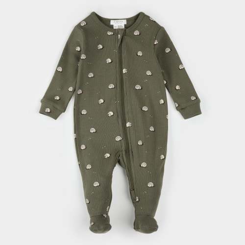 Snail Print on Farm Green Sleeper