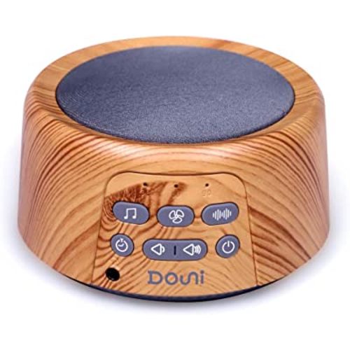 White Noise Sound Machine with 27 Soothing Sounds Timer & Volume Control Memory Function for Sleeping & Relaxation,Noise Machine for Kid,Adult,Nursery,Home,Office,Travel.Wood Grain