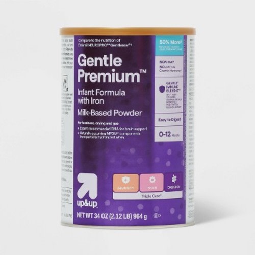 Gentle Premium Powder Infant Formula - 34oz - up&up™