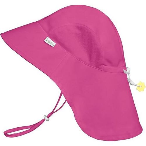 Green Sprouts Baby/Toddler UPF 50+ Eco Adventure Sun Hat - Hot Pink - 0/6 Months