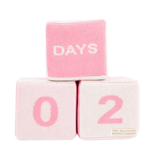 Blaylock Blocks - Hamptons Hot Pink, Palm Beach Pink, & Palmetto Pearl