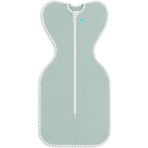 Love to Dream Swaddle, Baby Sleep Sack, Swaddle Up Self-Soothing Swaddles for Newborns, Snug Fit Helps Calm Startle Reflex, Lite 0.2 Tog Sleep Sack, 13-19 lbs, Olive