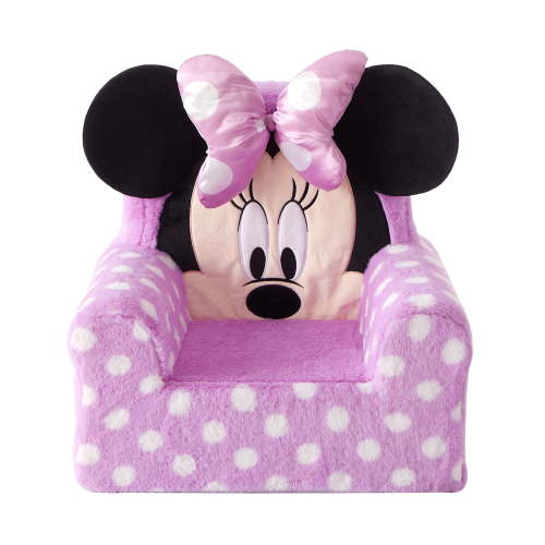 Disney's Minnie Mouse Vacuum Sealed Figural Foam Chair for Toddlers
