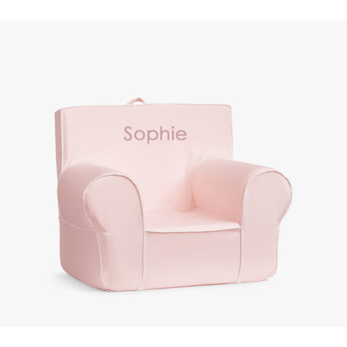 Anywhere Chair®, Pearl Twill With White Piping