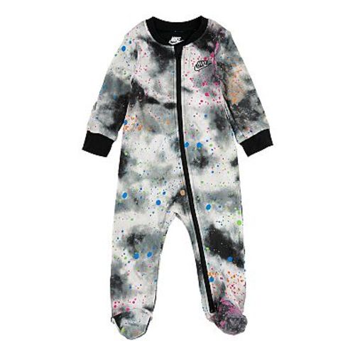 Baby Nike Splatter Tie Dye Footed Sleep & Play Coverall