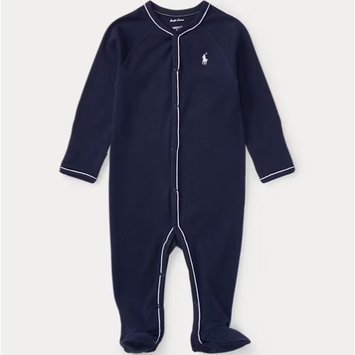 Cotton Jersey Footed Coverall | One-Pieces Baby | Ralph Lauren