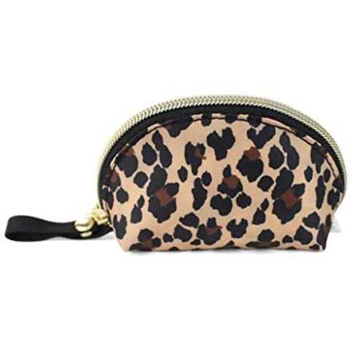Itzy Ritzy Everything Storage Pouch; Comfortably Holds 2 Pacifiers; Snap Handle Attaches to Diaper Bag, Stroller or Purse; Pouch Can Also Hold Earbuds, Chargers, Change or Disposable Bags; Leopard