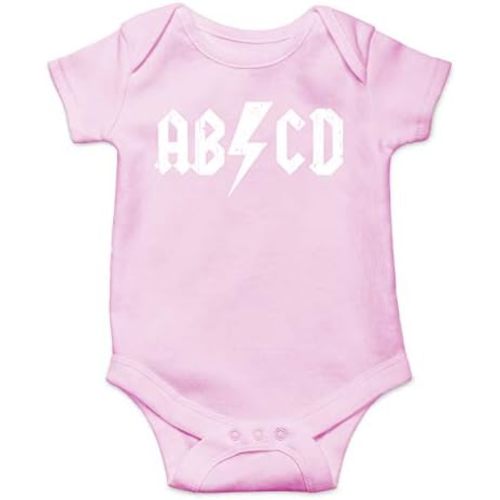 ABCD Alphabet Rock And Roll - Funny Baby Essentials Bodysuit - Baby Boy Clothes Newborn Outfits