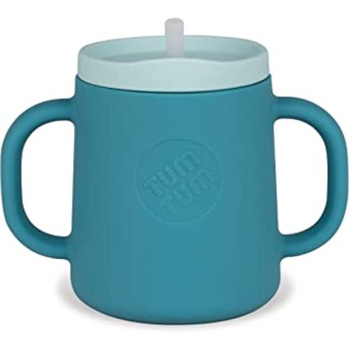 TUM TUM 3 way Baby Trainer Cup, Designed with Feeding Specialist, 180ml (Blue)