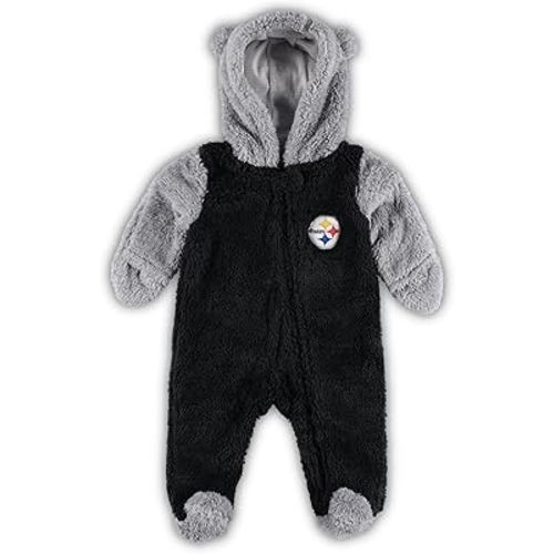 Outerstuff Newborn & Infant/NFL Game Nap Teddy Fleece Bunting Full-Zip Sleeper