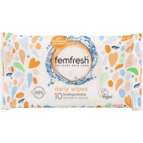 Femfresh Pocket Wipes 10 pack | Woolworths