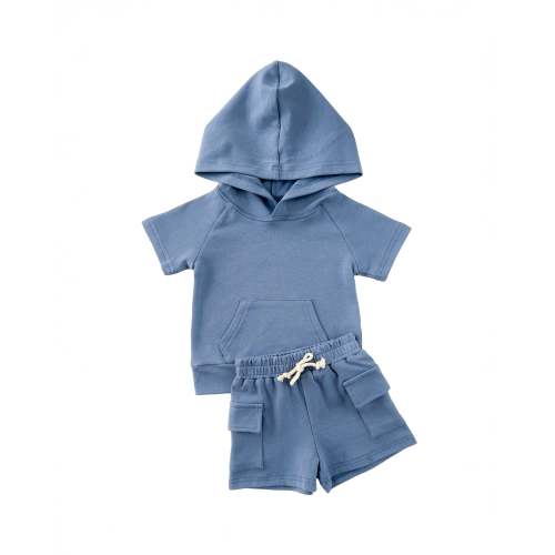 Cargo Shorts Set | Blue