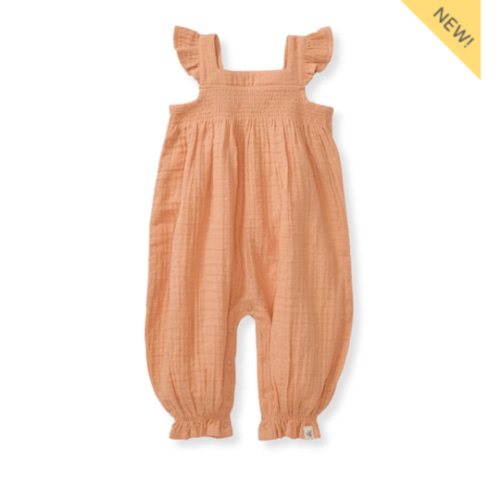 Dotted Muslin Baby Girl Jumpsuit