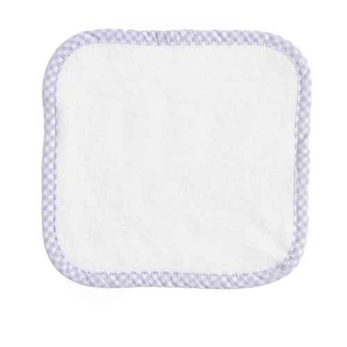 Gingham Washcloths in Set of 3 | Pottery Barn Kids, in Lavender