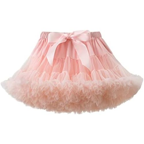 Tutu.kk Baby Girls Tutu Skirt Princess Fluffy Soft Tulle Ballet Birthday Party Pettiskirt (9M-8T)