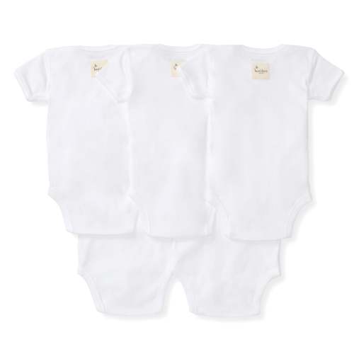 Bee Essentials Organic Short Sleeve Baby Bodysuit 5 Pack – Burt's Bees Baby