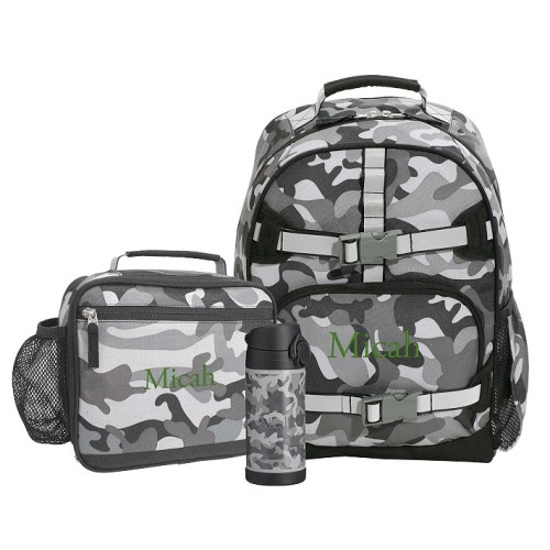 Mackenzie Gray Classic Camo Reflective Backpack & Lunch Bundle, Set Of 3