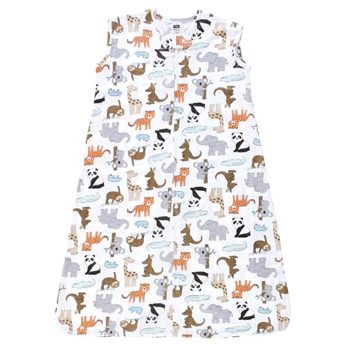 Hudson Baby Unisex Baby Cotton Sleeveless Wearable Sleeping Bag, Sack, Blanket