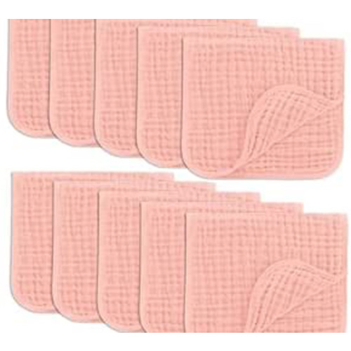 Amazon.com: Comfy Cubs Muslin Burp Cloths Set Large 100% Cotton Hand Washcloths for Babies, Baby Essentials 6 Layers Extra Absorbent and Soft Boys & Girls Baby Bibs & Burp Cloths Set (Lace, 10-Pack, 20" X10") : Baby