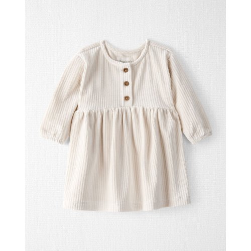 Baby Girl Recycled Velvety Corduroy Dress - Little Planet | Carter's