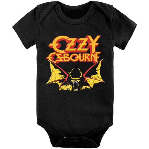 Ozzy Osbourne- Speak Of The Devil on a black onesie