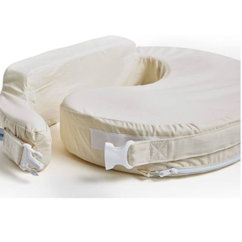 My Brest Friend Organic Cotton Deluxe Nursing Pillow Cover - Slipcovers For Baby - Adjustable Fit, Easy Care, Durable - Original Nursing Pillow Not Included, Organic Cream
