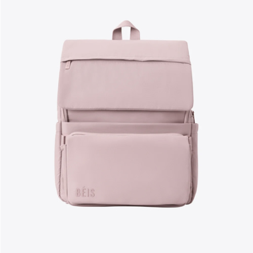 BÉIS 'The Ultimate Diaper Backpack' in Atlas Pink - Best Pink Backpack Diaper Bag
