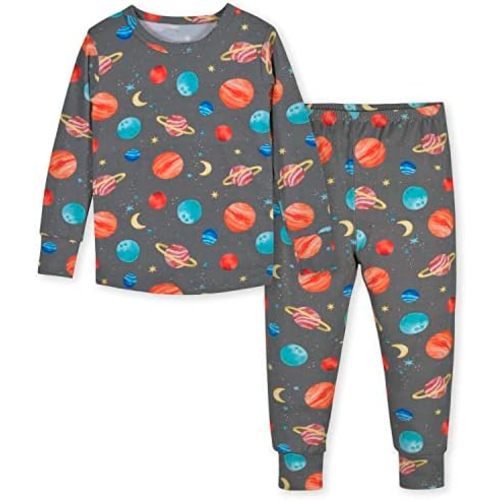 Gerber Unisex Baby Toddler Buttery Soft 2-Piece Snug Fit Pajamas with Viscose Made from Eucalyptus