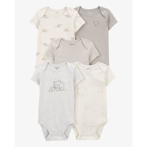 Baby 5-Pack Short-Sleeve Bodysuits - Carter's | Carter's