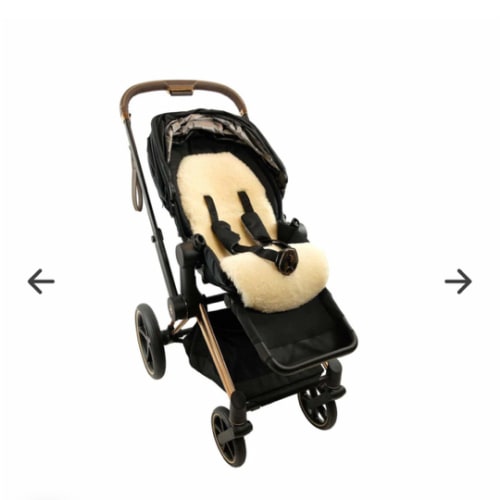 Lambskin Stroller Liner - Baby