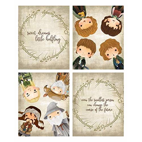 My Precious - Hobbit Book Movie Quotes Wall Art Decor Prints Home Room Bathroom Nursery Decoration (Tan Nursery)
