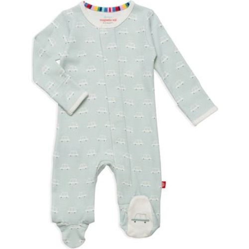 Beep Beep Time for Sleep Organic Cotton Footie