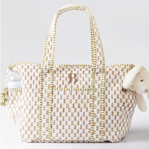 Block Print Diaper Bag